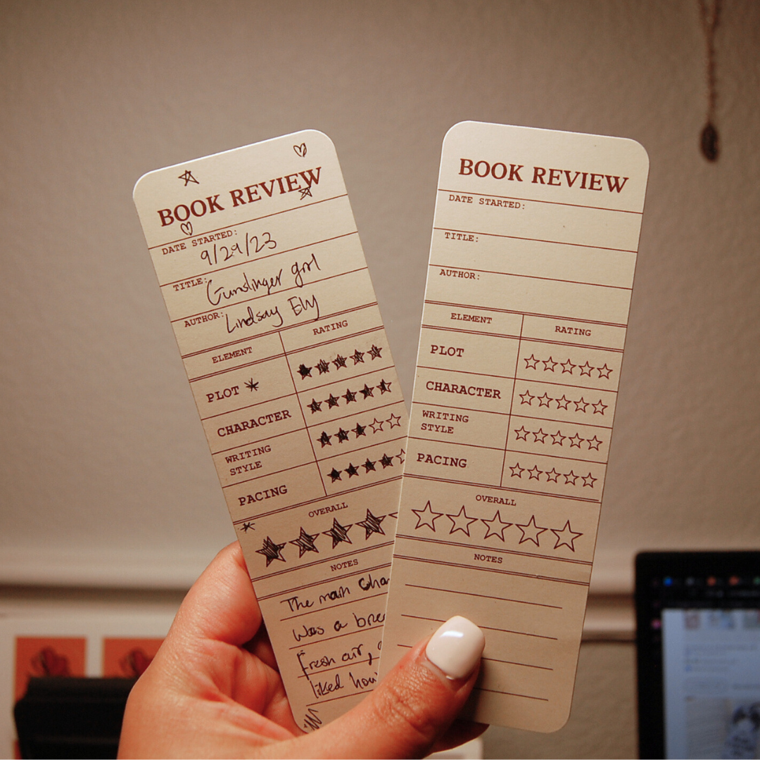 Book review bookmarks