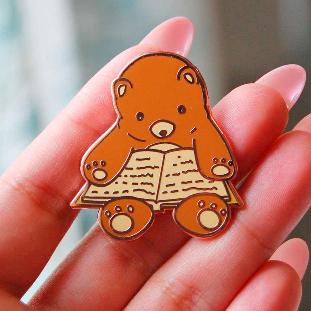 Jory, the baby book bear (pin)